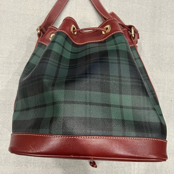 ❤️Host Picks❤️Vintage Polo Ralph Lauren Green Brown Bucket Bag Crossbody Classic - Picture 6 of 15